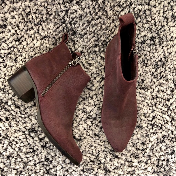 Aldo Shoes - 🎉Aldo | Suede Burgundy Heel Ankle Boots